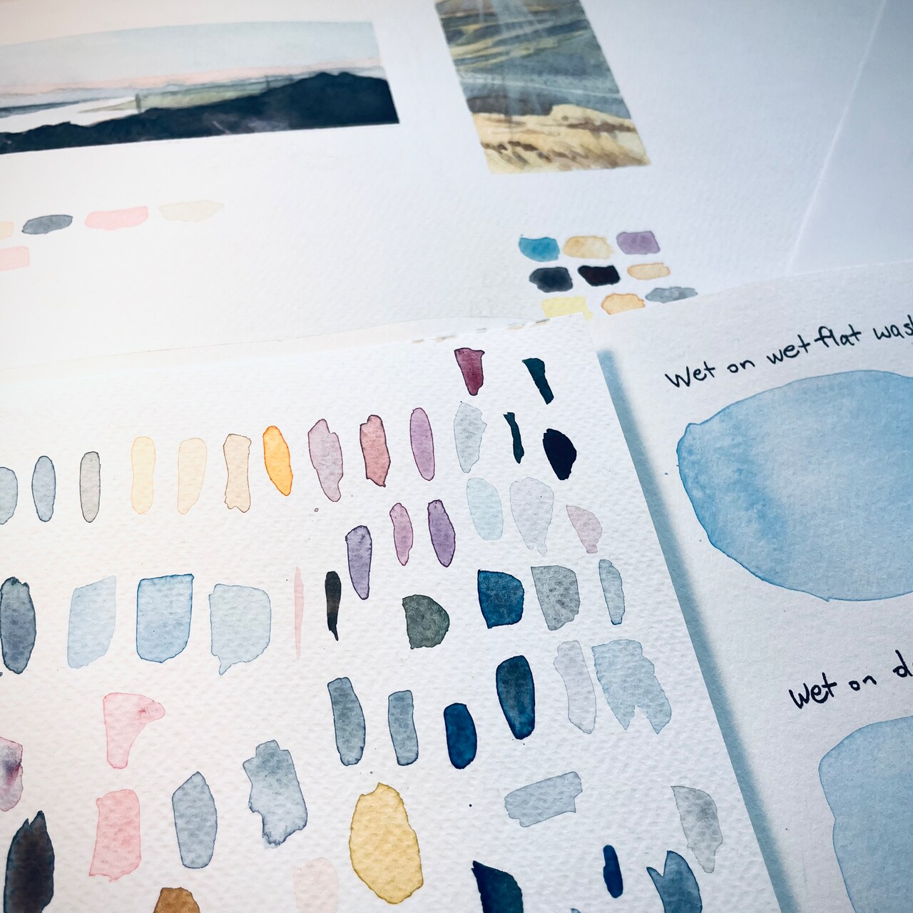 Art in August | Painting Natural Color Stories in Watercolor